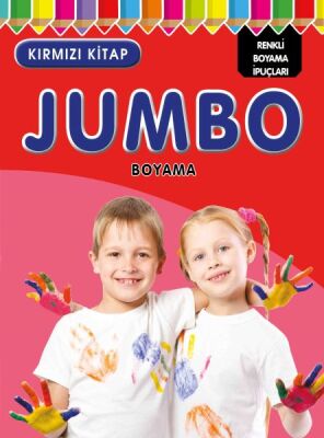 Jumbo Boyama Kırmızı Kitap - 1