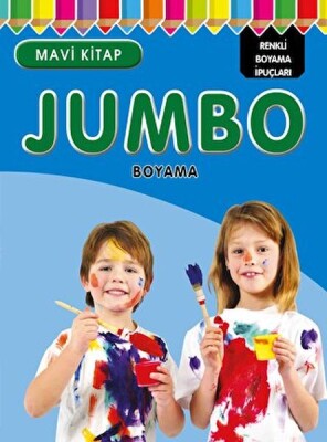 Jumbo Boyama Mavi Kitap - Parıltı Yayınları