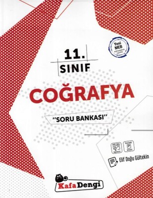 Kafa Dengi 11.Sınıf Coğrafya Soru Bankası (Yeni) - Kafa Dengi Yayınları