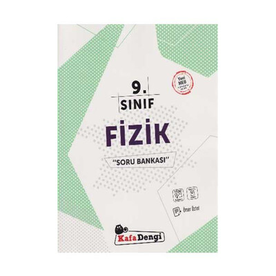 Kafa Dengi 9. Sınıf Fizik Soru Bankası (Yeni) - Kafa Dengi Yayınları