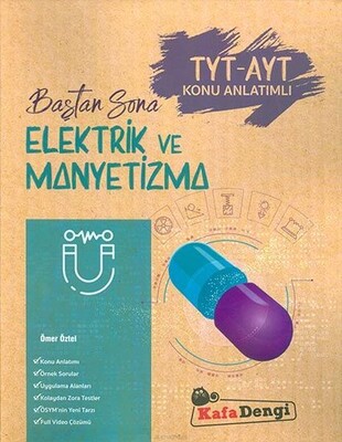 Kafa Dengi TYT-AYT Baştan Sona Elektrik ve Manyetizma Konu Anlatımlı - Kafa Dengi Yayınları