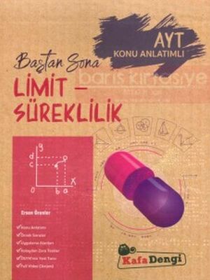 Kafa Dengi Yayınları AYT Limit Süreklilik Baştan Sona Konu Anlatımlı - 1