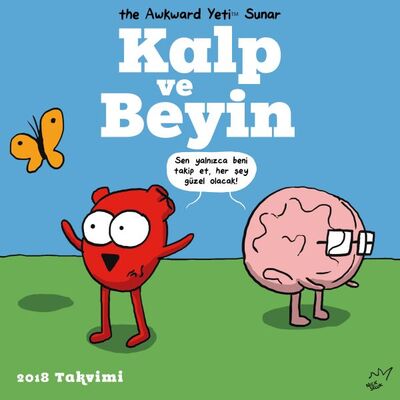 Kalp ve Beyin 2018 Duvar Takvimi - 1