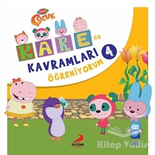 Kare İle Kavramları Öğreniyorum 4 - Erdem Yayınları