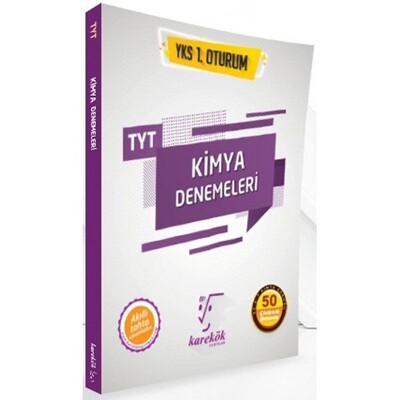 Karekök TYT Kimya Denemeleri - 50 Çözümlü Deneme (Yeni) - Karekök Yayıncılık