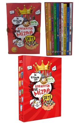 Karikatür ve Mizah Seti (10 Kitap Takım) - Az Kitap