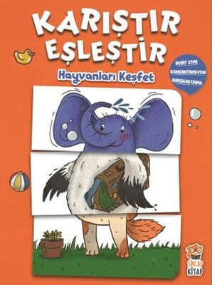 Karıştır Eşleştir - Hayvanları Keşfet - Sincap Kitap