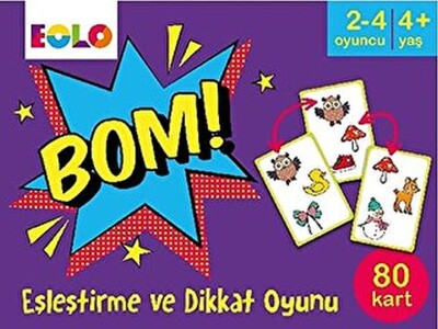 Kart Oyunu-Bom! - EOLO Eğitici Oyuncak ve Kitap