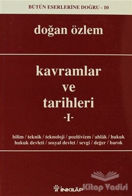 Kavramlar ve Tarihleri - 1 - İnkılap Kitabevi