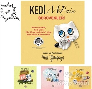 Kedi Mi'nin Serüvenleri (3 Kitap Takım) - Parmak Çocuk Yayınları
