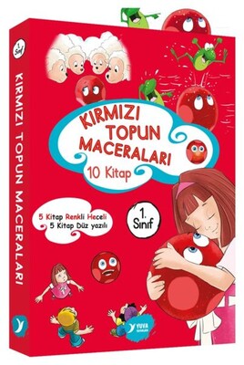 Kırmızı Topun Maceraları (10 Kitap Takım) - Yuva Yayınları