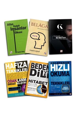 Kişisel Gelişim Seti (6 Kitap Takım) - Az Kitap