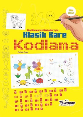 Klasik Kare Kodlama Sarı Kitap - Teleskop