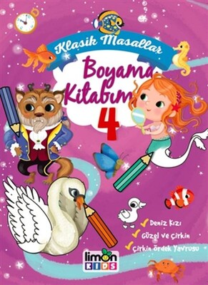 Klasik Masallar Boyama Kitabım 4 - limonKIDS