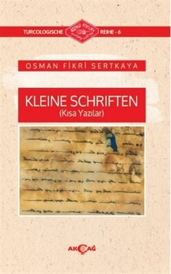Kleine Schriften (Kısa Yazılar) - 1