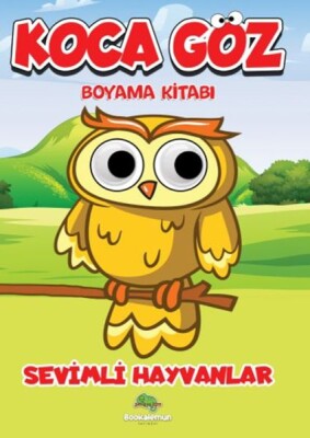 Koca Göz Boyama –Sevimli Hayvanlar - Bookalemun Yayınevi