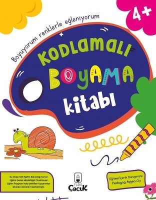 Kodlamalı Boyama Kitabı - 4+ Yaş - Floki Çocuk