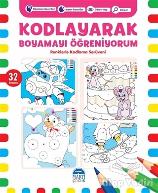 Kodlayarak Boyamayı Öğreniyorum 5 - Martı Yayınları