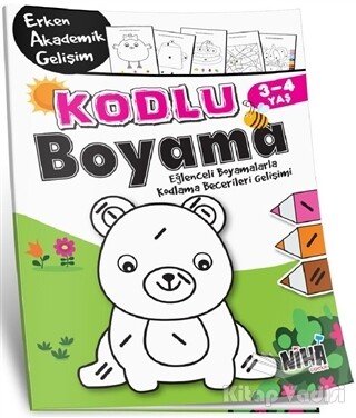 Kodlu Boyama 3-4 Yaş - Niha Çocuk