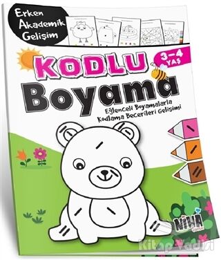 Kodlu Boyama 3-4 Yaş - 1