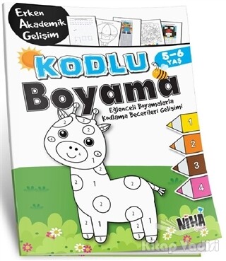 Kodlu Boyama 5-6 Yaş - Niha Çocuk