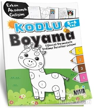 Kodlu Boyama 5-6 Yaş - 1