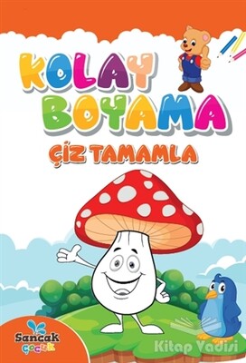 Kolay Boyama - Çiz Tamamla - Sancak Yayınları