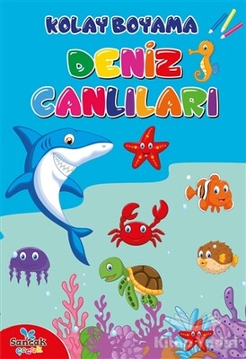 Kolay Boyama - Deniz Canlıları - Sancak Yayınları