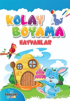 Kolay Boyama - Hayvanlar - Sancak Yayınları