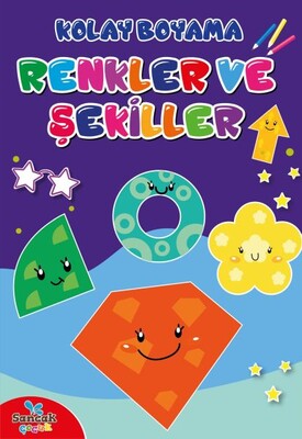 Kolay Boyama - Renkler ve Şekiller - Sancak Çocuk