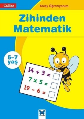 Kolay Öğreniyorum - Zihinden Matematik (5-7 Yaş) - Mavi Kelebek Yayınları