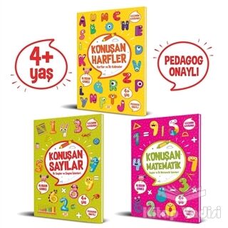 Konuşan Etkinlikler Serisi (4+ Yaş) (3 Kitap Takım) - 1