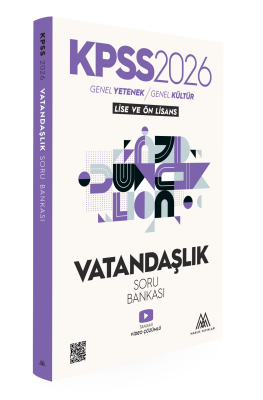 KPSS 2026 Vatandaşlık Soru Bankası Ön Lisans/Marsis Yayınları - Marsis Yayınları KPSS