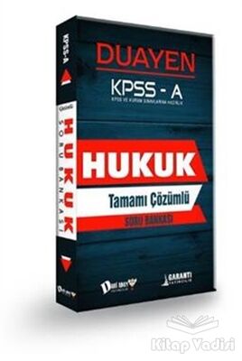 KPSS A Grubu Hukuk Duayen Tamamı Çözümlü Soru Bankası - 1