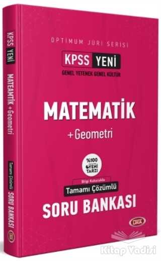 Data Yayınları - KPSS Optimum Jüri Serisi Matematik Geometri Tamamı Çözümlü Soru Bankası