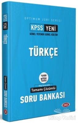 KPSS Optimum Jüri Serisi Türkçe Tamamı Çözümlü Soru Bankası - Data Yayınları