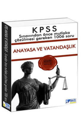 Altı Şapka KPSS Anayasa ve Vatandaşlık Sınavdan Önce Çözülmesi Gereken 1006 Soru