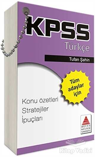 Delta Kültür Yayınevi - KPSS Türkçe