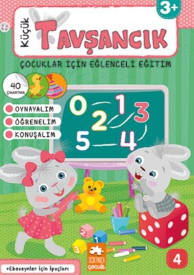 Küçük Tavşancık Serisi 4 - Küçük Tavşancık Çocuklar İçin Eğlenceli Eğitim - Eksik Parça Yayınları