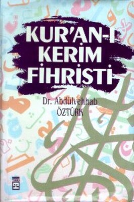 Kur'an-ı Kerim Fihristi - Timaş Yayınları