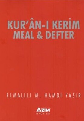 Kur'an-ı Kerim Meal ve Defter - Azim Dağıtım