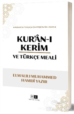Kur’an-ı Kerim ve Türkçe Meali - Mirhan Kitap