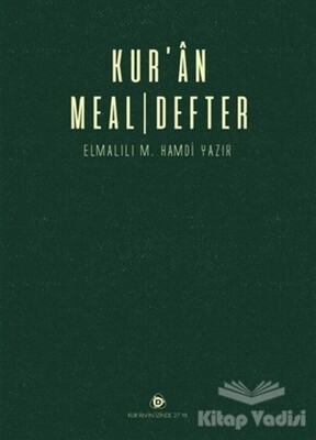 Kur'an Meal - Defter - Düşün Yayıncılık