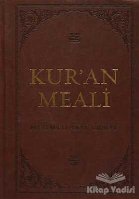 Kur'an Meali - Mahya Yayınları