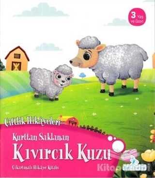 Mavi Uçurtma Yayınları - Kurttan Saklanan Kıvırcık Kuzu - Çiftlik Hikayeleri