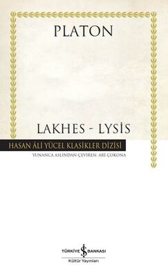 Lakhes-Lysis - Hasan Ali Yücel Klasikleri - 1