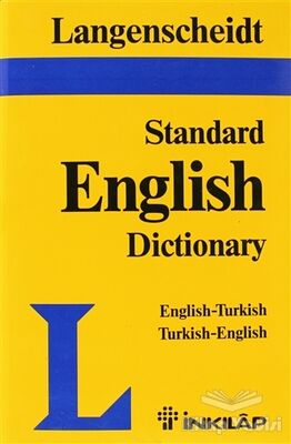 Langenscheid Standard English Dictionary English-Turkish Turkish-English - 1