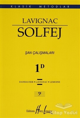 Lavignac Solfej 1D (Küçük Boy) - Porte Müzik Eğitim Merkezi