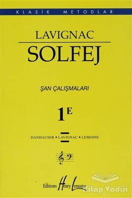 Lavignac Solfej 1E (Küçük Boy) - Porte Müzik Eğitim Merkezi