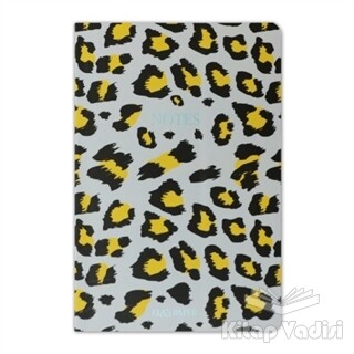 Leopar Gri Defter - Ela's Paper